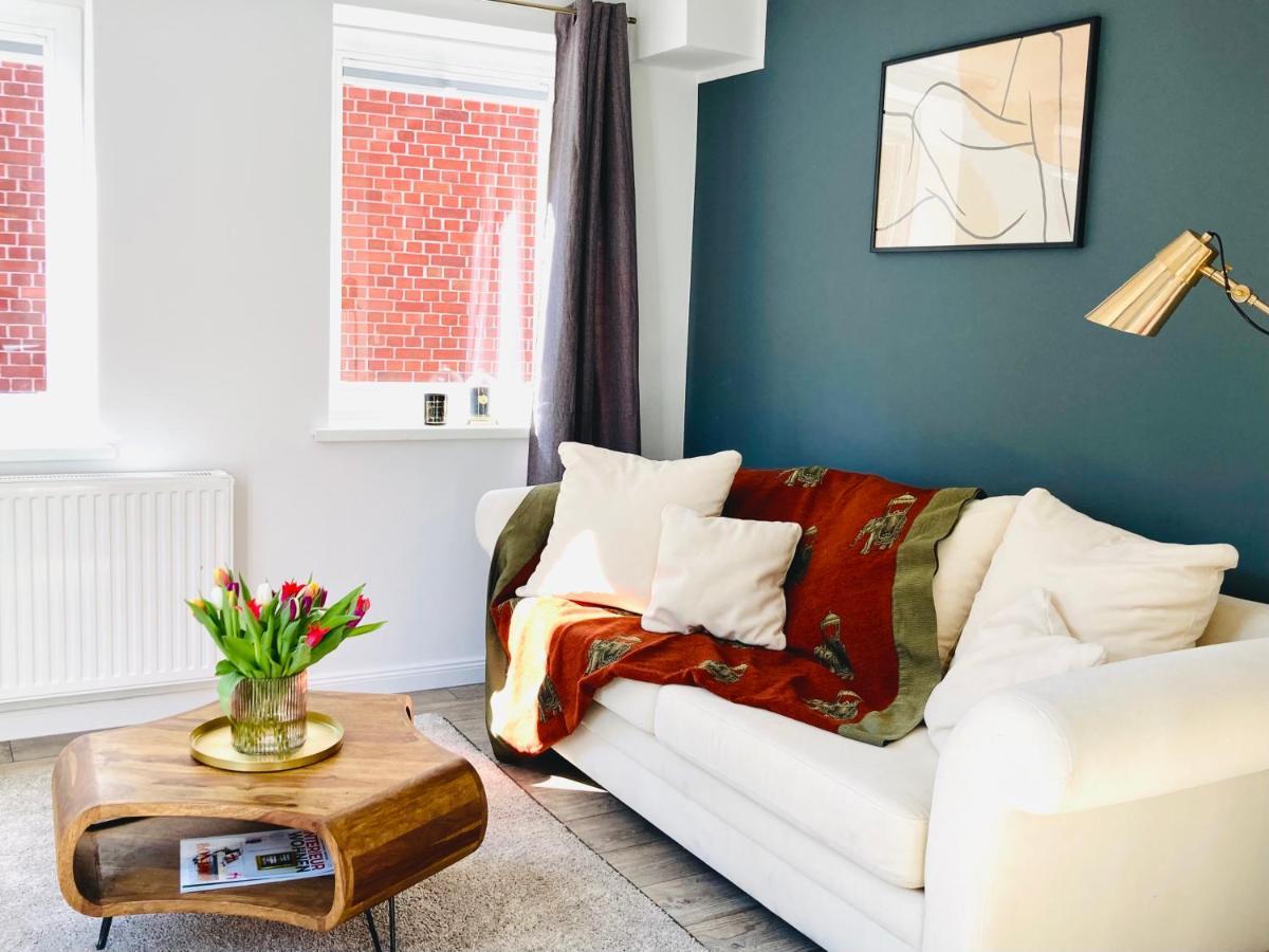 Die Stader Ferienwohnung Mit Terrasse Exteriör bild